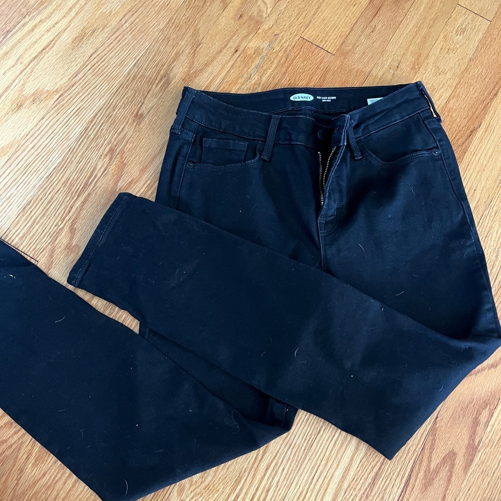 Old Navy Black Pop Icon Skinny Jeans